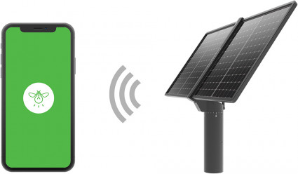 Le traceur solaire Lumioo connecté a l'appli MyLumioo pour piloter son autoconsommation solaire
